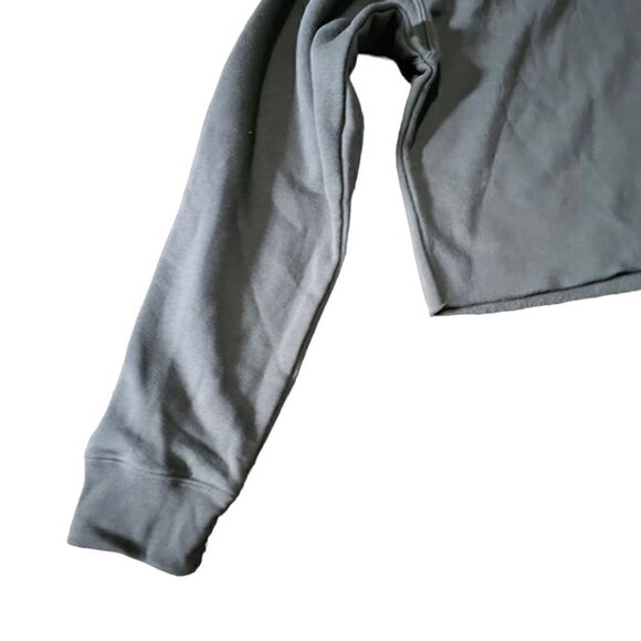 Women's Fleece Cozy Cropped Sweatshirt Large - Picture 3 of 5